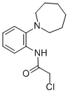 structure of CAS# 436087-22-8, N-(2-Azepan-1-Yl-Phenyl)-2-Chloro-Acetamide;N-[2-(Azepan-1-Yl)Phenyl]-2-Chloro-Acetamide;N-[2-(1-Azepanyl)Phenyl]-2-Chloroacetamide;N-[2-(Azepan-1-Yl)Phenyl]-2-Chloro-Ethanamide