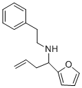 structure of CAS# 436088-82-3, (1-Furan-2-Yl-But-3-Enyl)-Phenethyl-Amine;[(1S)-1-(2-Furyl)But-3-Enyl]-(2-Phenylethyl)Ammonium;Zinc00300108