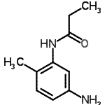structure of CAS# 436089-02-0, N-(5-Amino-2-Methylphenyl)Propanamide;N-(3-amino-6-methylphenyl)propanamide;N-(5-amino-2-methylphenyl)propionamide;N-(5-Amino-2-methyl-phenyl)-propionamide
