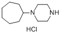 structure of CAS# 436099-91-1, 1-Cycloheptyl-Piperazine;Zinc00300092