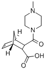 structure of CAS# 436811-00-6, 3-(4-Methyl-Piperazine-1-Carbonyl)-Bicyclo[2.2.1]Hept-5-Ene-2-Carboxylic Acid;(1S,4R,5S,6R)-6-[(4-Methyl-1-Piperazin-4-Iumyl)-Oxomethyl]-5-Bicyclo[2.2.1]Hept-2-Enecarboxylate;(1S,4R,5S,6R)-6-(4-Methylpiperazin-4-Ium-1-Yl)Carbonylbicyclo[2.2.1]Hept-2-Ene-5-Carboxylate;Zinc02379735