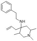 结构式 CAS# 436811-32-4, (4-烯丙基-1,2,5-三甲基-哌啶-4-基)-苯乙胺