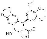 CAS#: 4375-07-9， 5,8,8a,9-Tetrahydro-9-Hydroxy-5-(3,4,5-Trimethoxyphenyl)-(5R,5aR,8aR,9S)-Furo[3',4':6,7]Naphtho[2,3-d]-1,3-Dioxol-6(5aH)-One