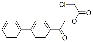 CAS 登录号：4376-28-7， [2-氧代-2-(4-苯基苯基)乙基]2-氯乙酸酯