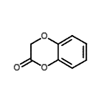 结构式 CAS# 4385-48-2, 1,4-苯并二氧杂环己-2(3H)-酮