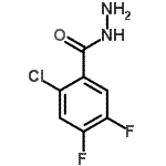 CAS 登录号：438530-91-7， 2-氯-4,5-二氟苯甲酰肼