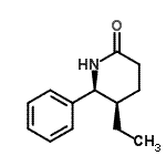 CAS 登录号：439084-93-2， (5R,6S)-5-乙基-6-苯基-2-哌啶酮