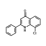 structure of CAS# 439147-12-3, 8-Chloro-2-Phenyl-4(1H)-Quinolinone;8-Chloro-2-phenyl-4-quinolinol;NCI60_017138;NSC649129
