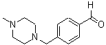 structure of CAS# 439691-80-2, 4-[(4-Methyl-1-Piperazinyl)Methyl]-Benzaldehyde;4-[(4-Methylpiperazin-1-Yl)Methyl]Benzaldehyde 97%;4-[(4-METHYLPIPERAZIN-1-YL)METHYL]BENZALDEHYDE;1-(3-Formylbenzyl)-4-Methylpiperazine
