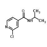结构式 CAS# 439931-33-6, 2-氯-N-异丙基异烟酰胺