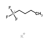 structure of CAS# 444343-55-9, Potassium Butyl(Trifluoro)Borate(1-);Potassium butyltrifluoroborate;Potassium n-Butyl trifluoroborate;Potassium n-butyltrifluoroborate
