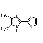 CAS 登录号：445409-44-9， 4,5-二甲基-2-(2-噻吩基)-1H-咪唑
