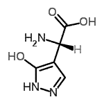 CAS 登录号：449153-25-7， (2S)-氨基(5-羟基-1H-吡唑-4-基)乙酸