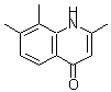 结构式 CAS# 449199-19-3, 2,7,8-三甲基-4(1H)-喹啉酮