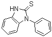 结构式 CAS# 4493-32-7, 1,3-二氢-1-苯基-2H-苯并咪唑-2-硫酮