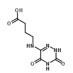 CAS 登录号：449793-30-0， 4-[(3,5-二氧代-2,3,4,5-四氢-1,2,4-三嗪-6-基)氨基]丁酸