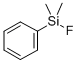 structure of CAS# 454-57-9, Dimethylphenylfluorosilane;Fluoro-Dimethyl-Phenyl-Silane;Silane,Fluorodimethylphenyl-;Fluorodimethylphenylsilane