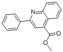 structure of CAS# 4546-48-9, 2-Phenyl-Quinoline-4-Carboxylic Acid Methyl Ester;2-PHENYL-QUINOLINE-4-CARBOXYLIC ACID METHYL ESTER;METHYL 2-PHENYL-4-QUINOLINECARBOXYLATE