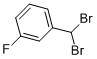 structure of CAS# 455-34-5, 3-Fluorobenzal Bromide;1-(Dibromomethyl)-3-Fluoro-Benzene;3-Fluorobenzal Bromide;Fluorobenzene, Meta-(Dibromomethyl)-