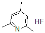 结构式 CAS# 45725-47-1, 2,4,6-三甲基-吡啶氢氟酸盐