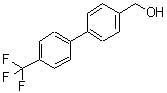 structure of CAS# 457889-46-2, 4'-(Trifluoromethyl)-[1,1'-Biphenyl]-4-Methanol;[4'-(TRIFLUOROMETHYL)[1,1'-BIPHENYL]-4-YL]METHANOL;(4-[4-(TRIFLUOROMETHYL)PHENYL]PHENYL)METHAN-1-OL;4-(4-(Trifluoromethyl)Phenyl)Benzyl Alcohol