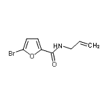 CAS 登录号：457938-24-8， N-烯丙基-5-溴-2-糠酰胺
