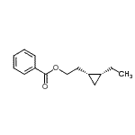CAS 登录号：458538-57-3， 2-[(1R,2R)-2-乙基环丙基]乙基苯甲酸酯