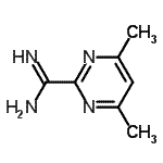 CAS 登录号：45938-61-2， 4,6-二甲基-2-嘧啶甲脒