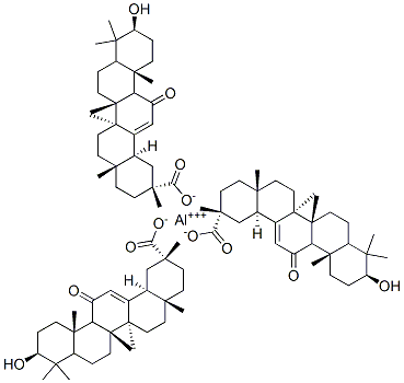 CAS#: 4598-66-7， Aluminium Tris[(20beta)-3beta-Hydroxy-11-Oxoolean-12-En-29-Oate]