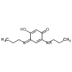 CAS 登录号：459871-82-0， (4Z)-5-羟基-2-(丙基氨基)-4-(丙基亚胺)-2,5-环己二烯-1-酮
