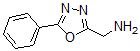 structure of CAS# 46182-58-5, 5-Phenyl-1,3,4-Oxadiazole-2-Methanamine;1-(5-Phenyl-1,3,4-Oxadiazol-2-Yl)Methanamine(SALTDATA: Oxalate 0.45H2O);1-(5-Phenyl-1,3,4-Oxadiazol-2-Yl)Methanamine Oxalate 0.45H2O;C-(5-PHENYL-[1,3,4]OXADIAZOL-2-YL)-METHYLAMINE