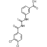 CAS#: 462099-29-2， 3-{[(3,4-Dichlorobenzoyl)Carbamothioyl]Amino}Benzoic Acid