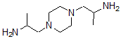 CAS 登录号：46350-29-2， alpha,alpha'-二甲基-1,4-哌嗪二乙胺