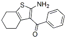 structure of CAS# 4651-72-3, (2-Amino-4,5,6,7-Tetrahydro-Benzo[b]Thiophen-3-Yl)-Phenyl-Methanone;(2-Amino-4,5,6,7-Tetrahydrobenzothiophen-3-Yl)-Phenyl-Methanone;(2-Amino-4,5,6,7-Tetrahydrobenzothiophen-3-Yl)-Phenylmethanone;(2-Amino-4,5,6,7-Tetrahydro-1-Benzothiophen-3-Yl)-Phenyl-Methanone