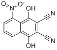 structure of CAS# 4655-62-3, 2,3-Dicyano-1,4-Dihydroxy-5-Nitronaphthalene;2,3-DICYANO-1,4-DIHYDROXY-5-NITRONAPHTHALENE 97+%;2,3-DICYANO-1,4-DIHYDROXY-5-NITRONAPHTHALENE;2,3-DICYANO-5-NITRO-1,4-NAPHTHALENEDIOL