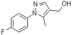 结构式 CAS# 465514-05-0, [1-(4-氟苯基)-5-甲基-1H-吡唑-4-基]甲醇