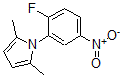 结构式 CAS# 465514-85-6, 1-(2-氟-5-硝基苯基)-2,5-二甲基-1H-吡咯