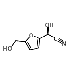 CAS 登录号：466686-63-5， (2S)-羟基[5-(羟基甲基)-2-呋喃基]乙腈