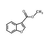 结构式 CAS# 4687-24-5, 甲基1-苯并呋喃-3-羧酸酯