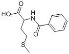 结构式 CAS# 4703-38-2, N-苯甲酰基-蛋氨酸