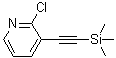 结构式 CAS# 470463-35-5, 2-氯-3-[(三甲基硅烷基)乙炔基]吡啶