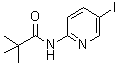 structure of CAS# 470463-36-6, N-(5-Iodo-Pyridin-2-Yl)-2,2-Dimethyl-Propionamide;N-(5-Iodo-2-Pyridyl)-2,2-Dimethyl-Propanamide;N-(5-Iodo-2-Pyridyl)-2,2-Dimethylpropanamide;N-(5-Iodo-2-Pyridyl)-2,2-Dimethyl-Propionamide