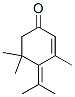 CAS 登录号：4705-09-3， 3,5,5-三甲基-4-(1-甲基乙亚基)-2-环己烯-1-酮