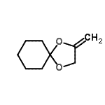 CAS 登录号：4715-17-7， 2-亚甲基-1,4-二氧杂螺[4.5]癸烷