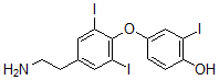 CAS#: 4731-88-8， 4-[4-(2-Aminoethyl)-2,6-diiodophenoxy]-2-iodophenol