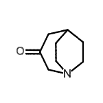 structure of CAS# 473795-47-0, 1-Azabicyclo[3.2.2]Nonan-3-One;1-Azabicyclo[3.2.2]nonan-3-one;1-Azabicyclo[3.2.2]nonan-3-one(9CI)