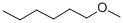 structure of CAS# 4747-07-3, n-Hexyl Methyl Ether;Hexane, 1-Methoxy-;Methyl Hexyl Ether