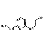 CAS 登录号：476340-29-1， 2-{[4-(甲基氨基)-2-嘧啶基]氨基}乙醇