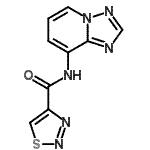 CAS 登录号：478261-75-5， N-([1,2,4]三唑并[1,5-a]吡啶-8-基)-1,2,3-噻二唑-4-甲酰胺