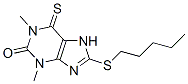 CAS#: 4791-37-1， 1,7-Dihydro-1,3-Dimethyl-8-(Pentylthio)-6-Thioxo-2H-Purin-2-One
